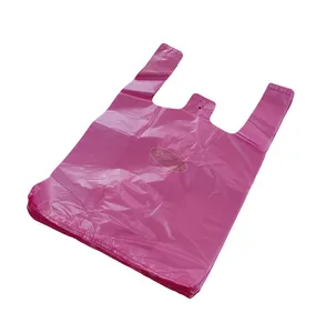 100% Biodegradable Compostable Plastic Shopping Bags T-shirt Bags HDPE LDPE LLDPE Made In Vietnam