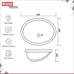 Nuevo Producto en Stock: Lavabo de Cerámica de Alta Calidad para Uso Doméstico y Hotelero, Lavamanos de Sobremesa de un Proveedor Indio - Product Image 3