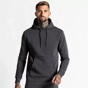 Couleurs personnalisées pour hommes survêtements de gym en polyester à manches longues noir foncé ajusté jogging ensembles de maternité hiver conception OEM prix bas - Product Image 2