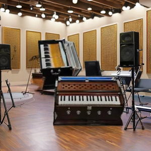 Harmonium en bois brun professionnel avec son puissant pour les fonctions musicales, emballage personnalisé, prix avantageux, vente - Product Image 1