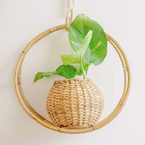 Top-rated seller cheapest price rattan planter <b>baskets</b> garden decoration <b>plant</b> pot holders - Product Image 4
