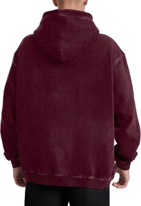 Sweat à capuche pour homme grande taille, coupe ample, 100% coton, 3XL 4XL 5XL, pull décontracté d'été, streetwear, séchage rapide, respirant - Product Image 4