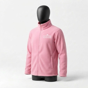 Custom Polar Fleece <b>Jacket</b> for <b>Men</b> Front Pocket Soft Feel Fabric Warm Layer Full Zip Fleece <b>Jacket</b> - Product Image 6