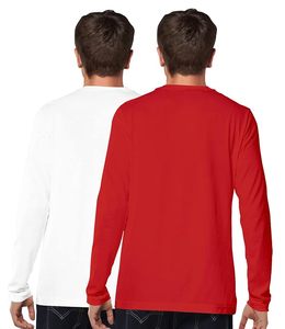 Vêtements de style de vie pour hommes, manches longues, col rond, vêtements décontractés pour tous les jours - Product Image 1