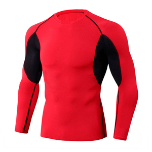 เสื้อรัดรูปแขนยาวสำหรับมวยปล้ำ MOQ ต่ำ ผู้จำหน่ายอุปกรณ์ MMA รับสั่งทำตามแบบ ชุดป้องกันการบาดเจ็บสำหรับการฝึกซ้อม - Product Image 1