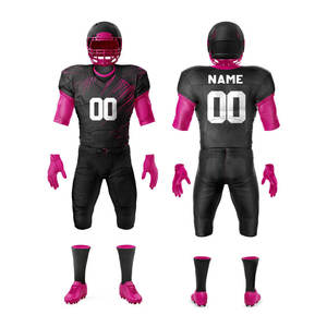 Ensemble de maillot et pantalon de football américain OEM en polyester respirant pour hommes et équipes jeunes - Product Image 1