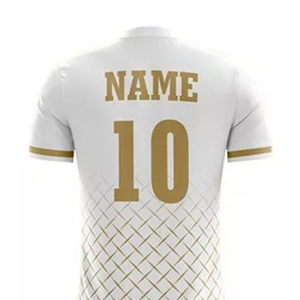 เสื้อฟุตบอลแบบกำหนดเอง เสื้อฟุตบอลพิมพ์ลายด้วยความร้อน ชุดทีมฟุตบอล โพลีเอสเตอร์ 100% สินค้าขายดี - Product Image 6