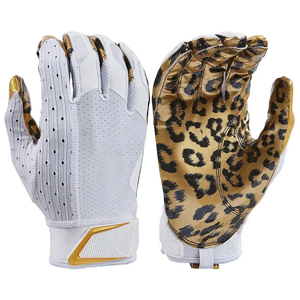 Gants de football américain super adhérents pour wide receiver, avec logo personnalisé, pour le rugby par temps froid, à prix abordable - Product Image 1