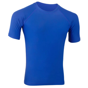 Oem Blank <b>Surf</b> Sports Rashguard <b>Printed</b> Compression Shirt Short Sleeve Custom Logo Polyester Sublimation Rash Guard for Men - Product Image 6