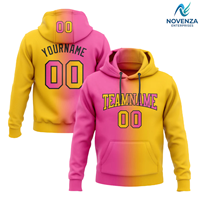 Sweat-shirt à capuche personnalisé en gros avec dégradé de couleurs, pull tendance, vêtement de sport, fabrication OEM