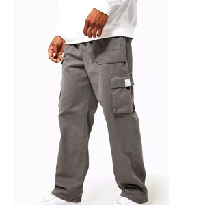New Design Fashion Cargo Pants Men High Quality Custom Logo Street wear Style <b>Overall</b> Trousers 2025 Spring Cargo Pant - Product Image 1