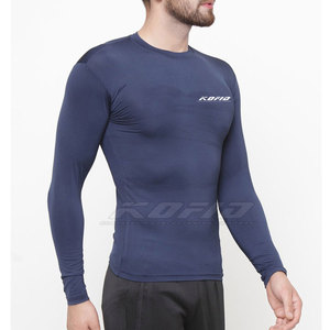 Chemise de compression classique pour homme, manches longues, vêtements de sport pour la salle de sport, entraînement, contrôle de l'humidité, chemise de compression essentielle pour homme - Product Image 5