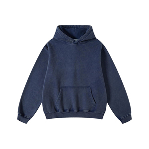 เสื้อฮู้ดดี้โอเวอร์ไซส์สุดสบาย ทรงปกติ ผ้าฝ้าย 100% ดีไซน์สำหรับฤดูหนาว เย็บอย่างทนทาน สไตล์เรียบหรูสำหรับใส่ลำลองทุกวัน - Product Image 1