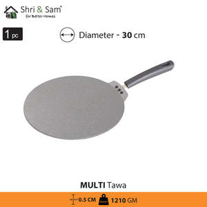 New Primestone Aluminium Non-Stick Multi <b>Tawa</b> Cookware - Product Image 3