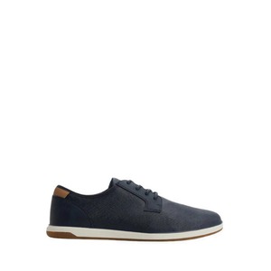 Zapatos Oxford de Hombre con Cordones, Punta Redonda, Parte Superior de Cuero Genuino, Diseño Cómodo y Flexible, Suela de EVA, para Todas las Temporadas - Product Image 1