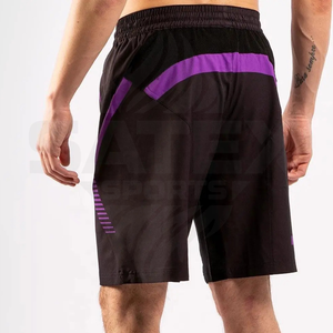 กางเกงชกมวย MMA ยิวยิตสู มวยไทย สำหรับฝึกซ้อม ยูนิเซ็กซ์ ผลิตจากโพลีเอสเตอร์ 100% ยืดหยุ่น น้ำหนักเบา ระบายอากาศได้ดี พิมพ์ลายดิจิทัล รับสกรีนโลโก้ - Product Image 3