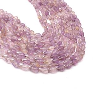 Natural Ametrine Faceted Teardrop Briolette Beads Gemstone Loose Beads For Jewelry Making Wholesale Price Bulk Smooth Shine - Product Image 6