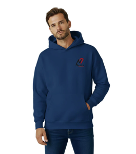 Sweat à capuche uni en coton pour homme, personnalisable, coupe oversize, style streetwear, épais - Product Image 4