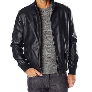 Chaqueta de cuero de alta calidad con logotipo personalizado, chaqueta de cuero de moda, chaqueta de cuero para hombre - Product Image 1