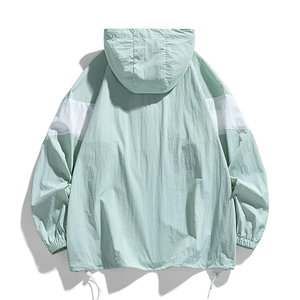 Veste d'hiver pour homme en toile imperméable coupe-vent personnalisée, légère, en polyester, à séchage rapide, col montant, pour moto - Product Image 4