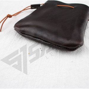 customized dice pouch for men and women in high class leather very <b>cheap</b> prices - Product Image 3