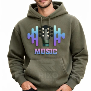 Sweat-shirt à capuche unisexe surdimensionné en molleton 100 % coton, style streetwear, avec motif personnalisé, idéal pour l'hiver - Product Image 2