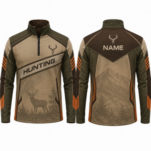 Veste Softshell de Chasse pour Homme à Manches Longues Imprimée Respirante Vêtement d'Extérieur en Polyester Impression par Sublimation Automne - Product Image 1