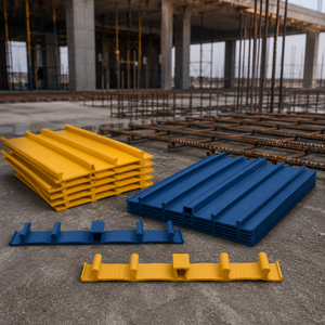 Chemical Resistant Waterstop Sofuco Virgin <b>PVC</b> EO250-ST Flexible <b>PVC</b> Band 4mm Thick 3x Elongation Blue/Yellow Wet Area - Product Image 3