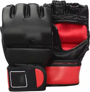 Gants de Sparring MMA en Cuir à Demi-Doigts Personnalisables avec Logo pour Entraînement et Combat – Vente en Gros - Product Image 4