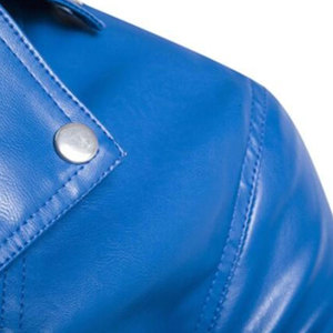 Hot Sale Winter <b>Men</b> Casual Street and Zipper Leather <b>Jacket</b> Top Quality Material Wholesale Price <b>Men</b> Leather <b>jacket</b> <b>for</b> <b>men</b> - Product Image 5