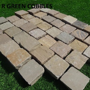 VARDHMAAN Flamed Grey/Black Granite Cobbles Model 05-Modern Design Durable <b>Stone</b> for Outdoor Parking Garden Spaces (Rajasthan - Product Image 3