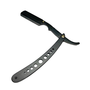 Navaja de Afeitar Plegable de Acero Inoxidable con Logotipo Personalizado de Alta Calidad, Estilo Único, Navaja de Barbero Desechable de Una Sola Hoja, Nueva y Económica - Product Image 4