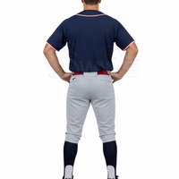 AL SWANS INTERNATIONAL OEM Uniformes de baseball pour hommes adultes en polyester respirant sur mesure, design de logo personnalisé de haute qualité