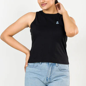 Camiseta sin Mangas para Mujer, Ecológica, 100% Algodón Orgánico, Secado Rápido y Transpirable, Antiencogimiento, Informal de Verano - Product Image 2