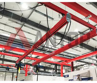 Système de grue suspendue modulaire KBK, grue à rail légère pour la ligne d'assemblage de production, manutention des matériaux