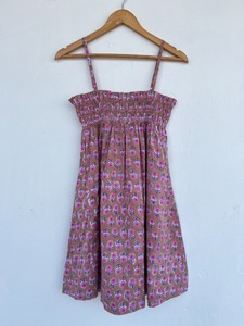 Vestido Mini de Algodón 100% para Mujer, Estampado Floral, Sin Mangas, Vestido Corto, Traje de Verano para Vacaciones en la Playa, Ropa de Calidad de Exportación - Product Image 4