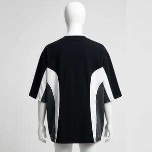 เสื้อยืดผู้ชายแบบสั่งทำ OEM ผ้าคอตตอนลายเรียบ แขนสั้น ระบายอากาศได้ดี ผสมสแปนเด็กซ์ ถักทออย่างดี ไซส์ใหญ่ สวมใส่สบาย พิมพ์ลายพัฟฟ์ แห้งเร็ว - Product Image 2