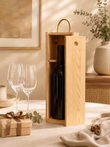 Caja de Almacenamiento Moderna de Madera con Tapa Deslizante Impermeable, Dimensiones de 182x128x85 mm, para Vino y Artículos Pequeños, Capacidad de Carga de 5 kg - Product Image 5