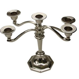 Stylish Handcrafted Metal <b>Candelabra</b> For Dining Table Decor Romantic Evenings And Celebration Candle Setup - Product Image 6