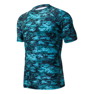 T-shirt de sport à manches courtes pour homme, anti-UV, séchage rapide, fournisseur de haute qualité - Product Image 1