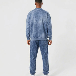 Conjunto Deportivo para Hombre con Efecto Desgastado, Sudadera y Pantalones de Corte Moderno, Tela Suave para Uso Casual, Gimnasio, Entrenamiento y Comodidad Diaria - Product Image 2