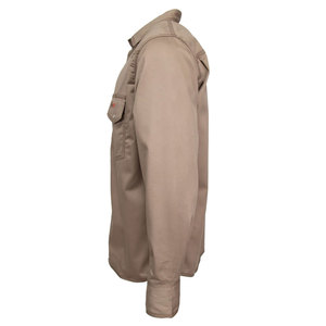 Duty Flame Resistant <b>Welding</b> fr <b>Shirt</b> 100% Cotton FR Workwear Men Long Sleeve <b>Welding</b> fr <b>Shirt</b> Heavy - Product Image 3