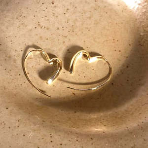 Pendientes de Aro en Forma de Corazón para Mujer, Plateados, para Fiestas Cristianas, Duraderos - Product Image 5