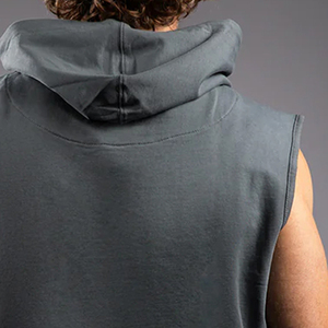Top Trending Product Sleeveless Sports Hoodie Gym <b>Workout</b> Fitness Running Casual Modern Athletic Design Men Sleeveless <b>Hoodies</b> - Product Image 6