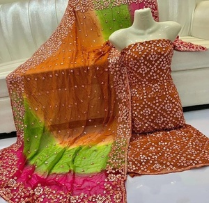 2022 Venta caliente pakistaní indio gasa Gota trabajo bordado Formal traje de boda Salwar fiesta ocasiones especiales modelo elegante - Product Image 5