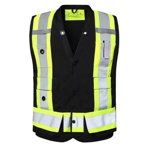 Chaleco de Seguridad Impermeable de Alta Visibilidad con Logotipo Personalizado, Clase 1 ANSI EN ISO 20471, para Hombre, Ropa de Trabajo Reflectante Personalizada RTS - Product Image 2