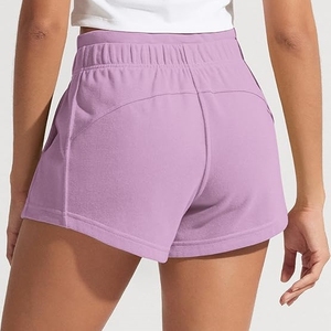 Shorts de Mujer con Cordón y Bolsillos, Estilo Casual, Holgados, de Verano, Cintura Media, Tejido de Algodón y Spandex - Product Image 2