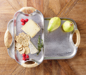 Plateau de service élégant en aluminium de haute qualité pour les dîners, les restaurants, les cuisines domestiques et la présentation des aliments. - Product Image 6