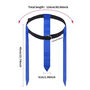 Cinturones Ajustables de Fútbol Americano con Triple Bandera, Set de Fútbol Americano, Equipo de Entrenamiento de Fútbol para Jóvenes con 3 Banderas por Cinturón - Product Image 6
