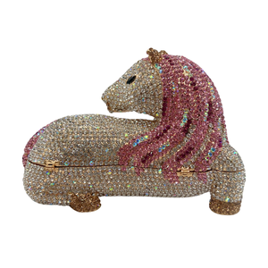 Pochette de soirée en cristal de pierre pour femme, sac à main de mariée pour fête, fournisseur en gros Inde - Product Image 5